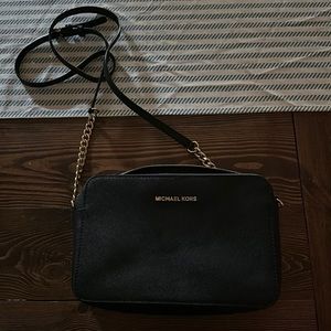 Michael Kors, black crossbody purse